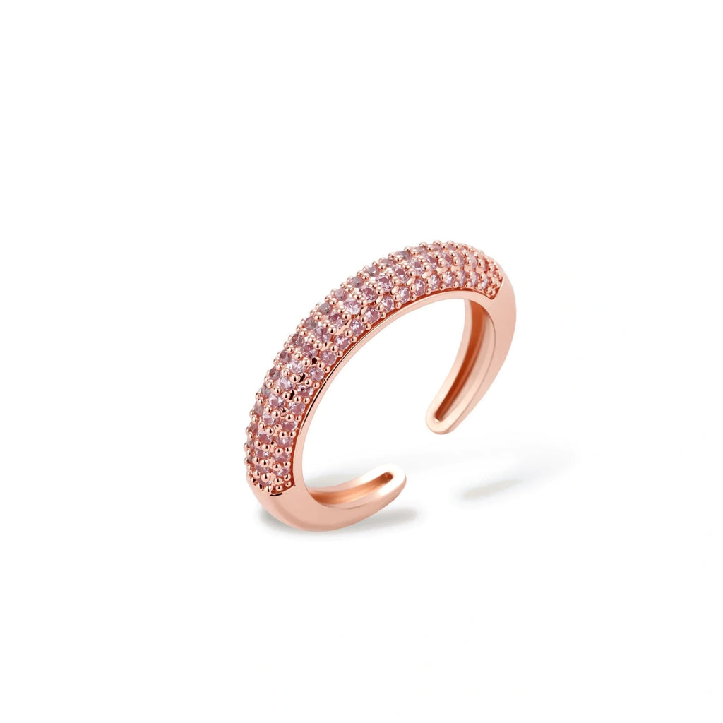 Conjunto de pavé rosa