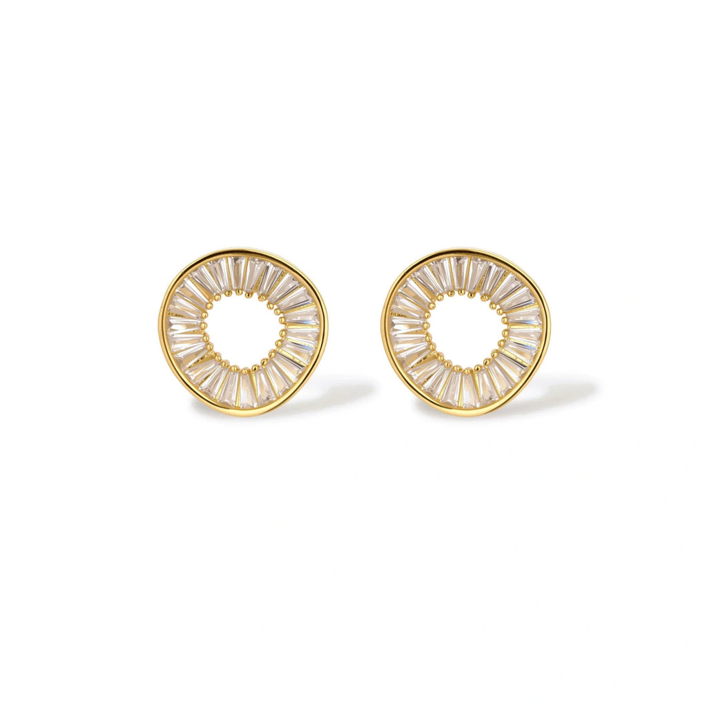 Conjunto de joyas Círculo radiante