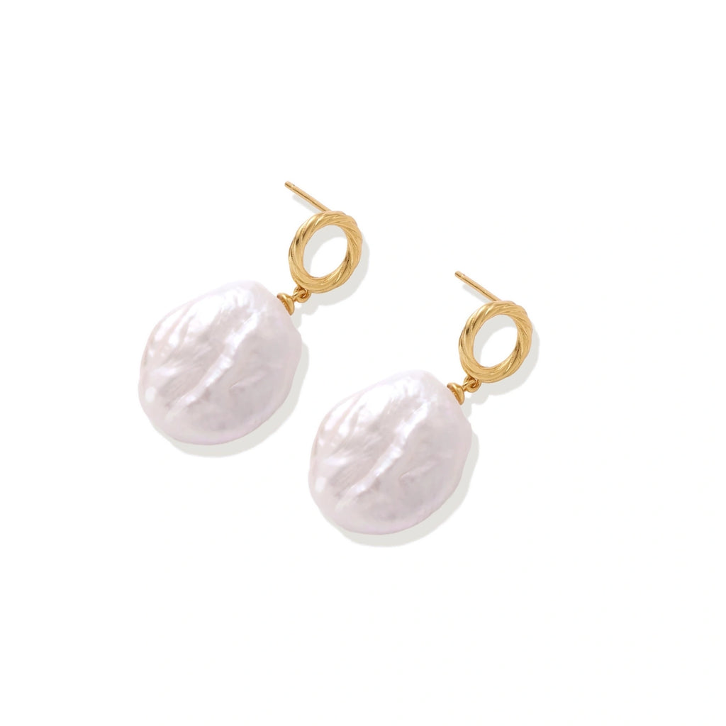 Aros colgantes Pearl Glow