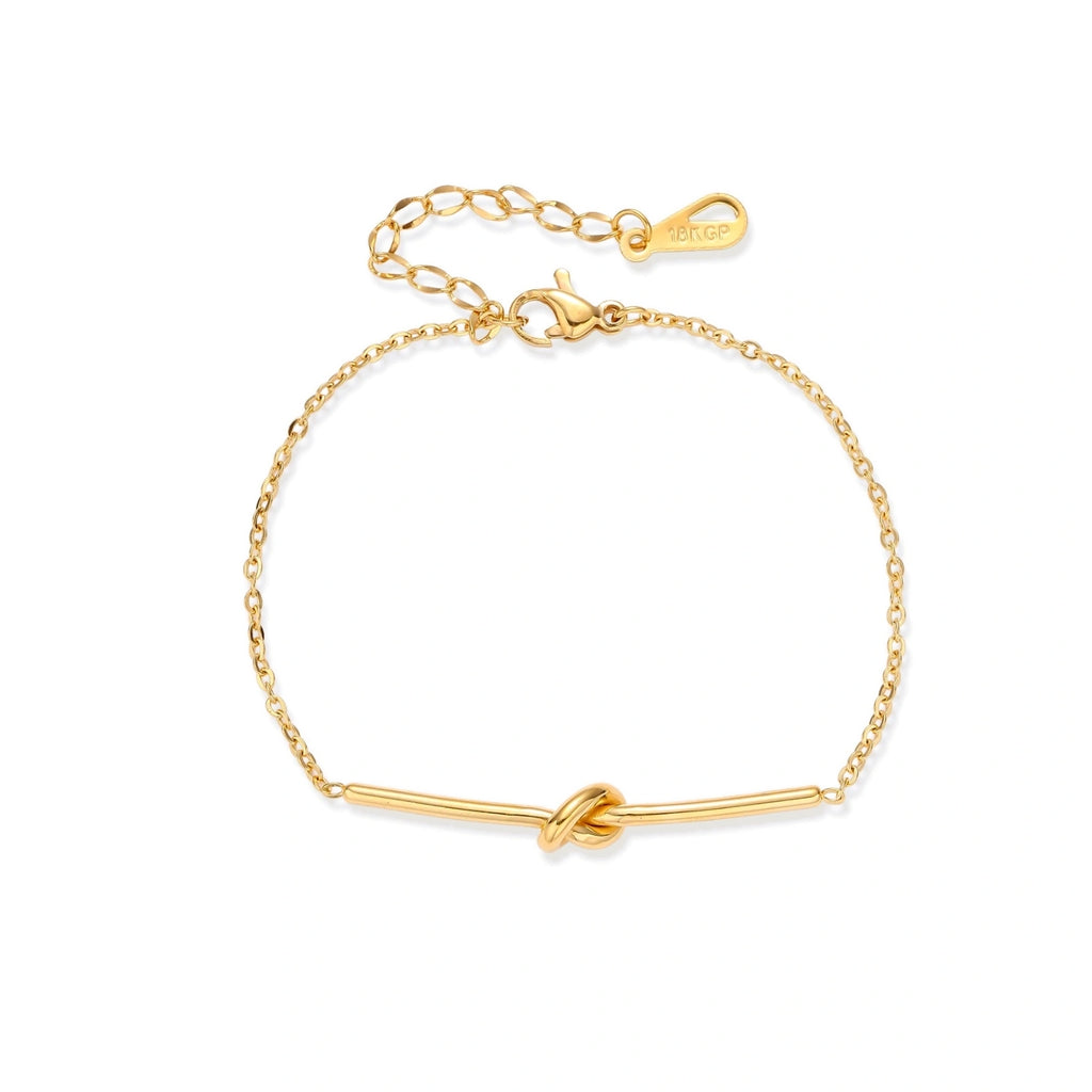 Twisted Knot Bar Bracelet