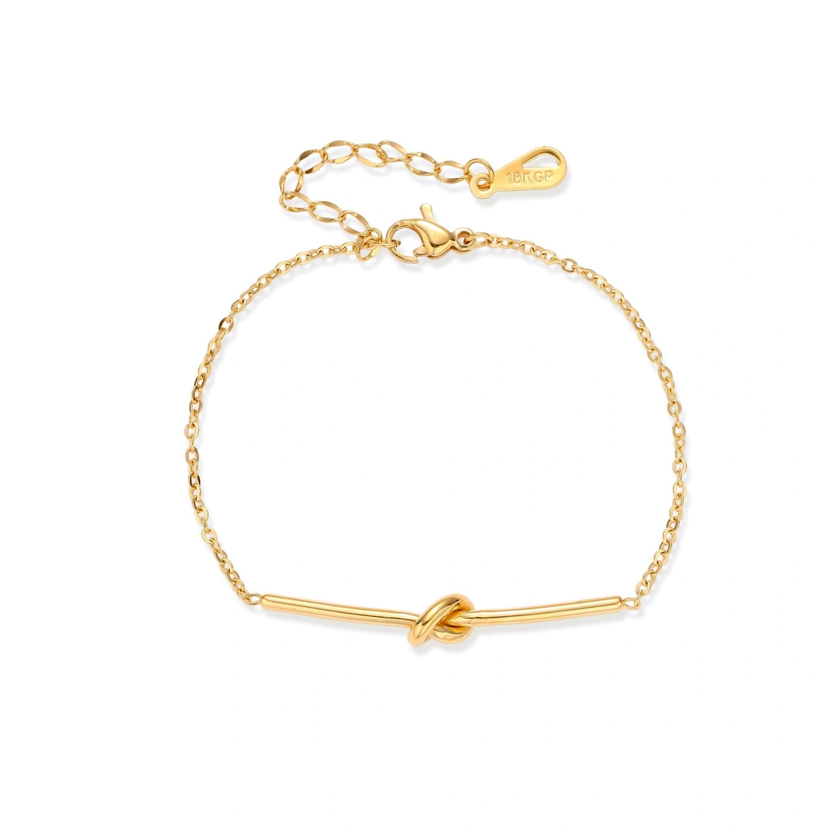 Twisted Knot Bar Bracelet