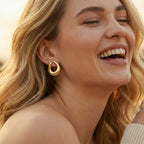 Golden Loop Studs