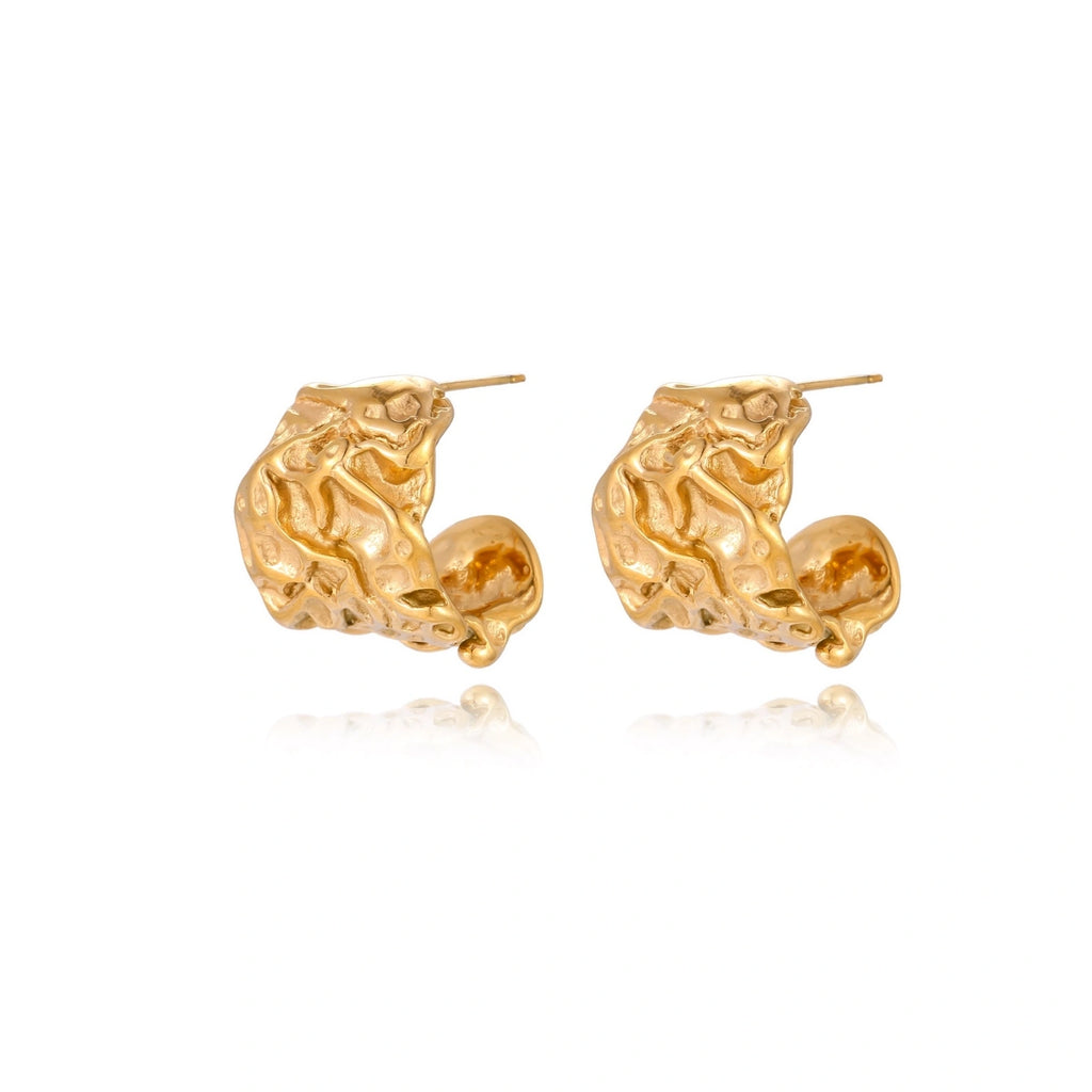 Molten Gold Hoops