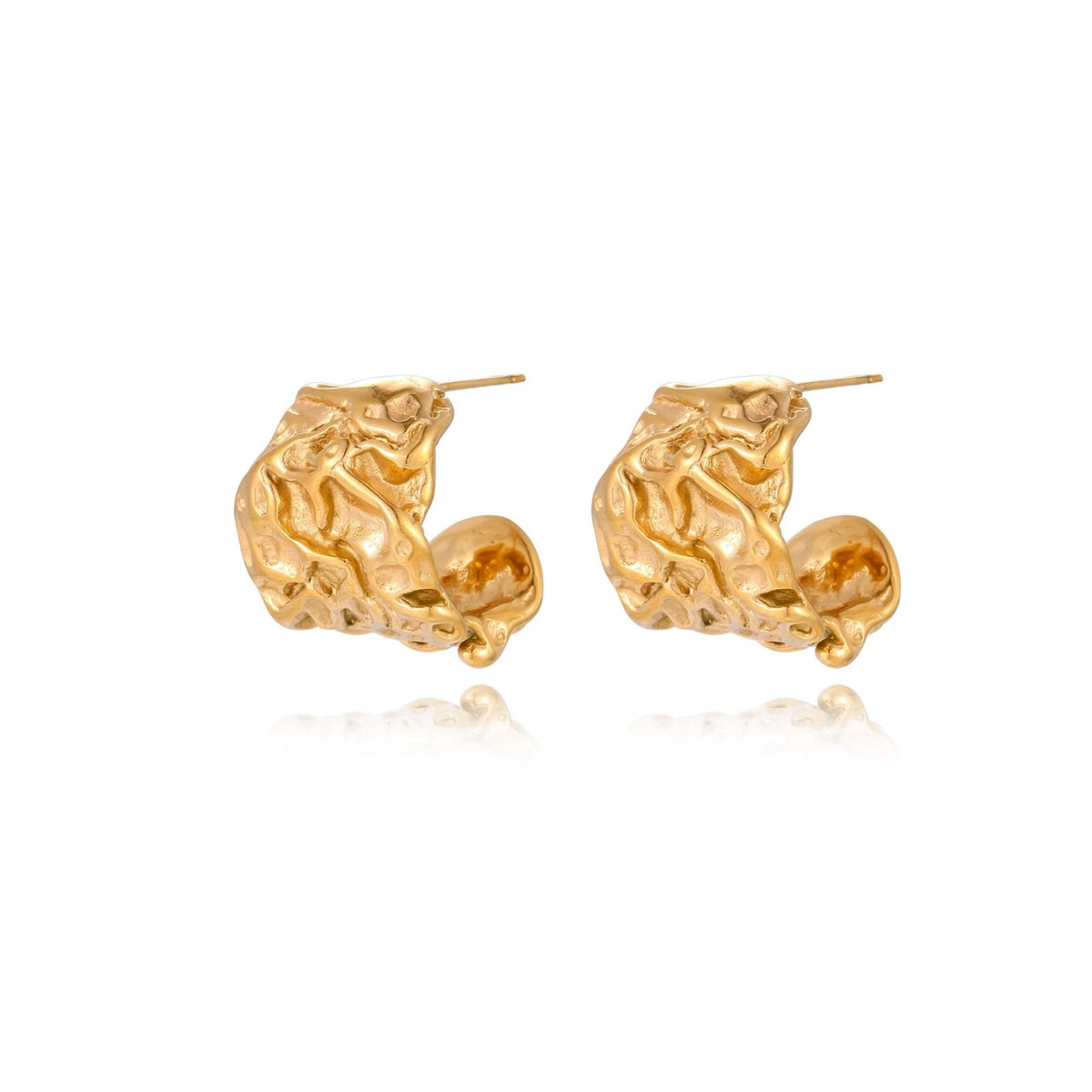 Molten Gold Hoops