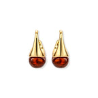 Amber Flow Drop Earrings