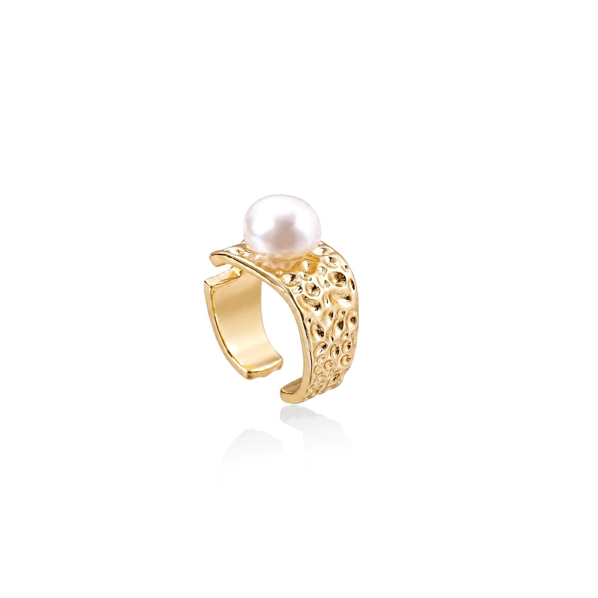 Golden Pearl Ring
