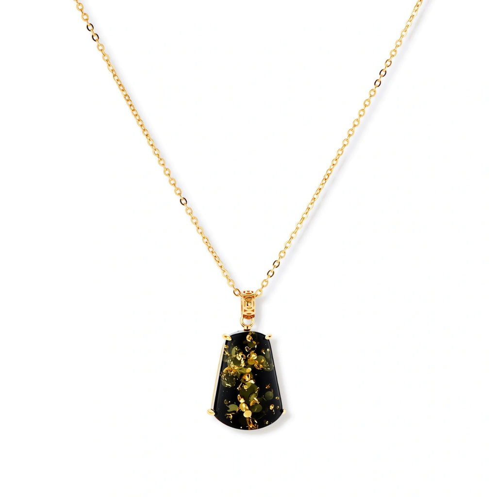 Forest Gold Amber Necklace