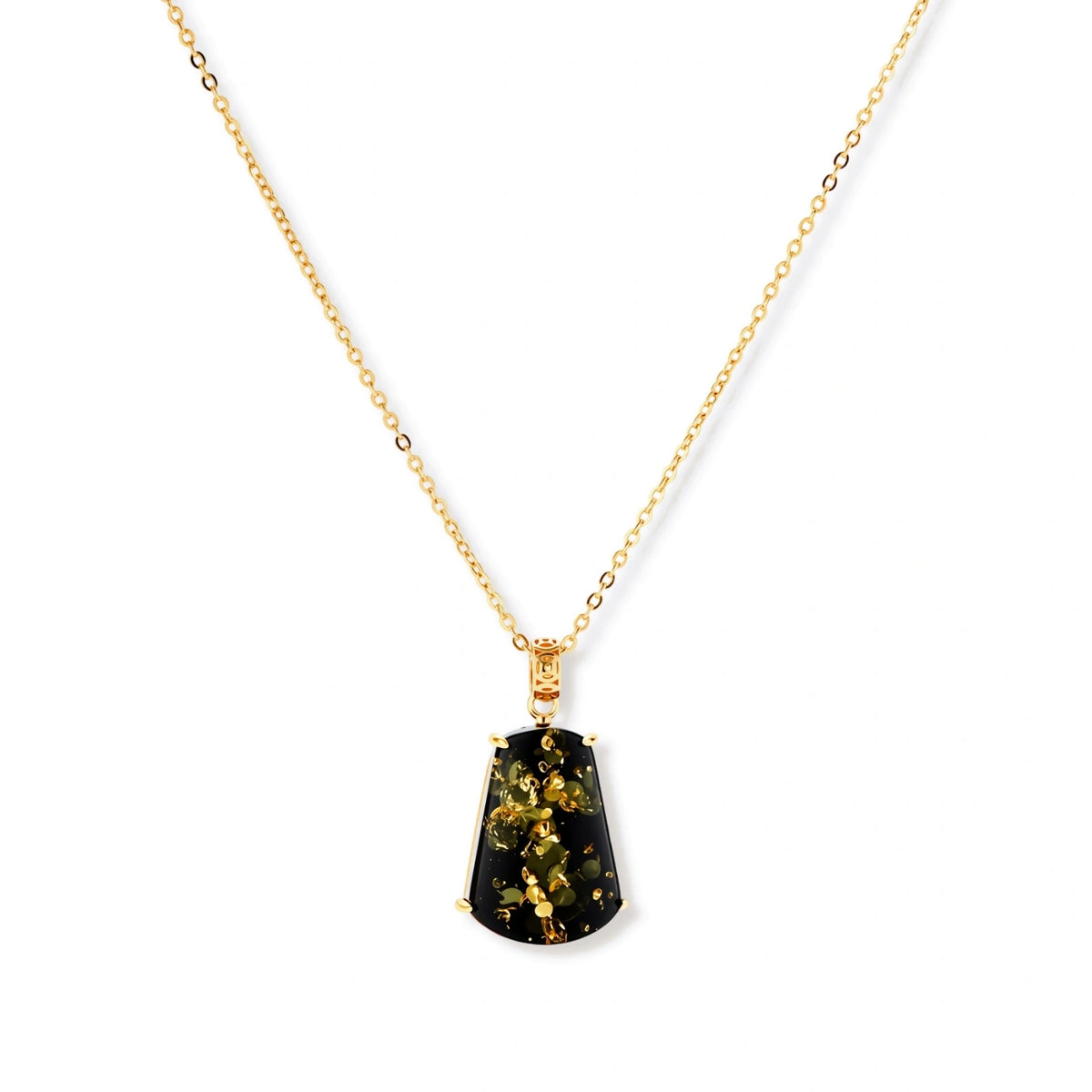 Forest Gold Amber Necklace