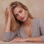 Conjunto de joyas Círculo radiante