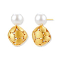 Petal Drop Pearl Earrings