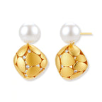 Petal Drop Pearl Earrings