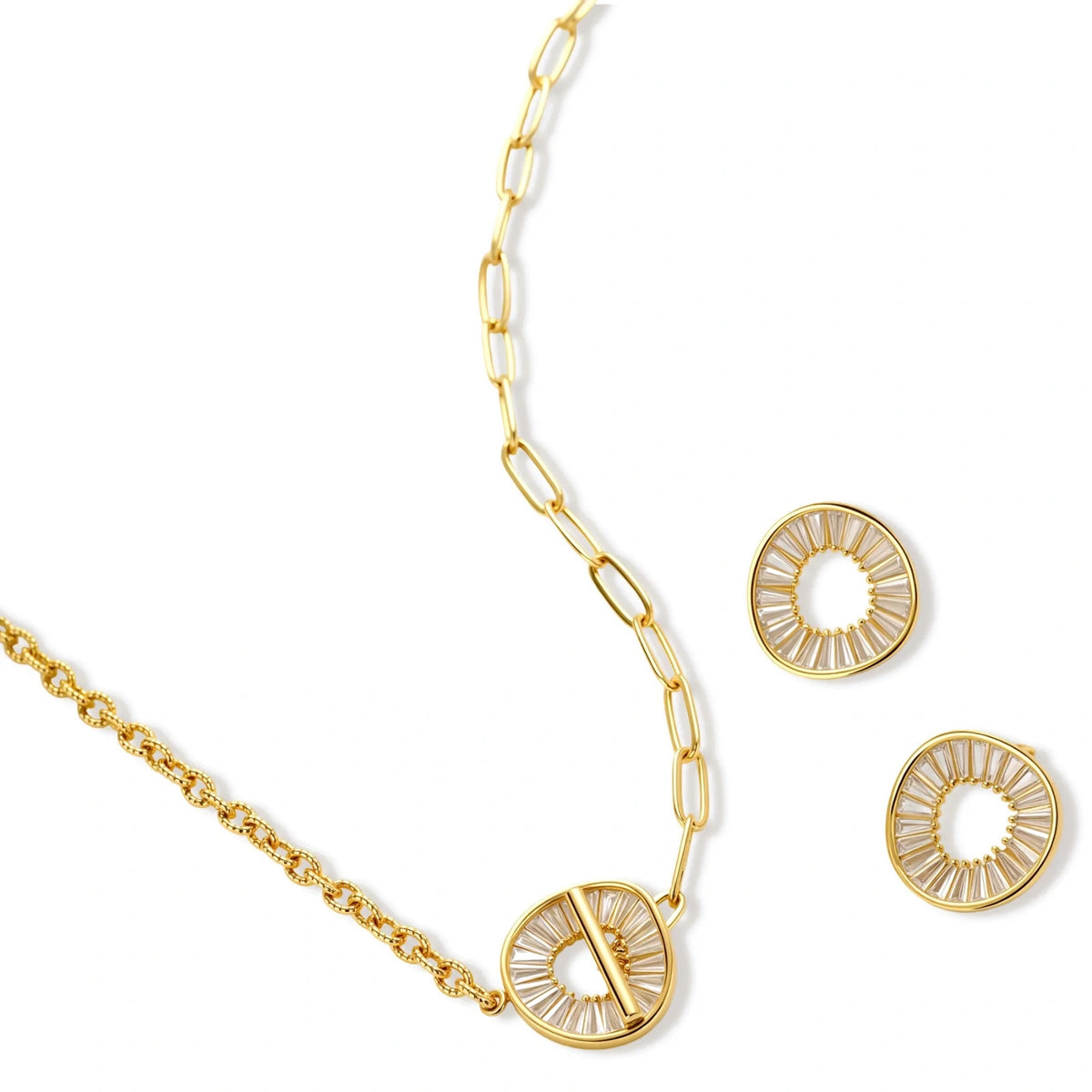 Radiant Circle Jewelry Set