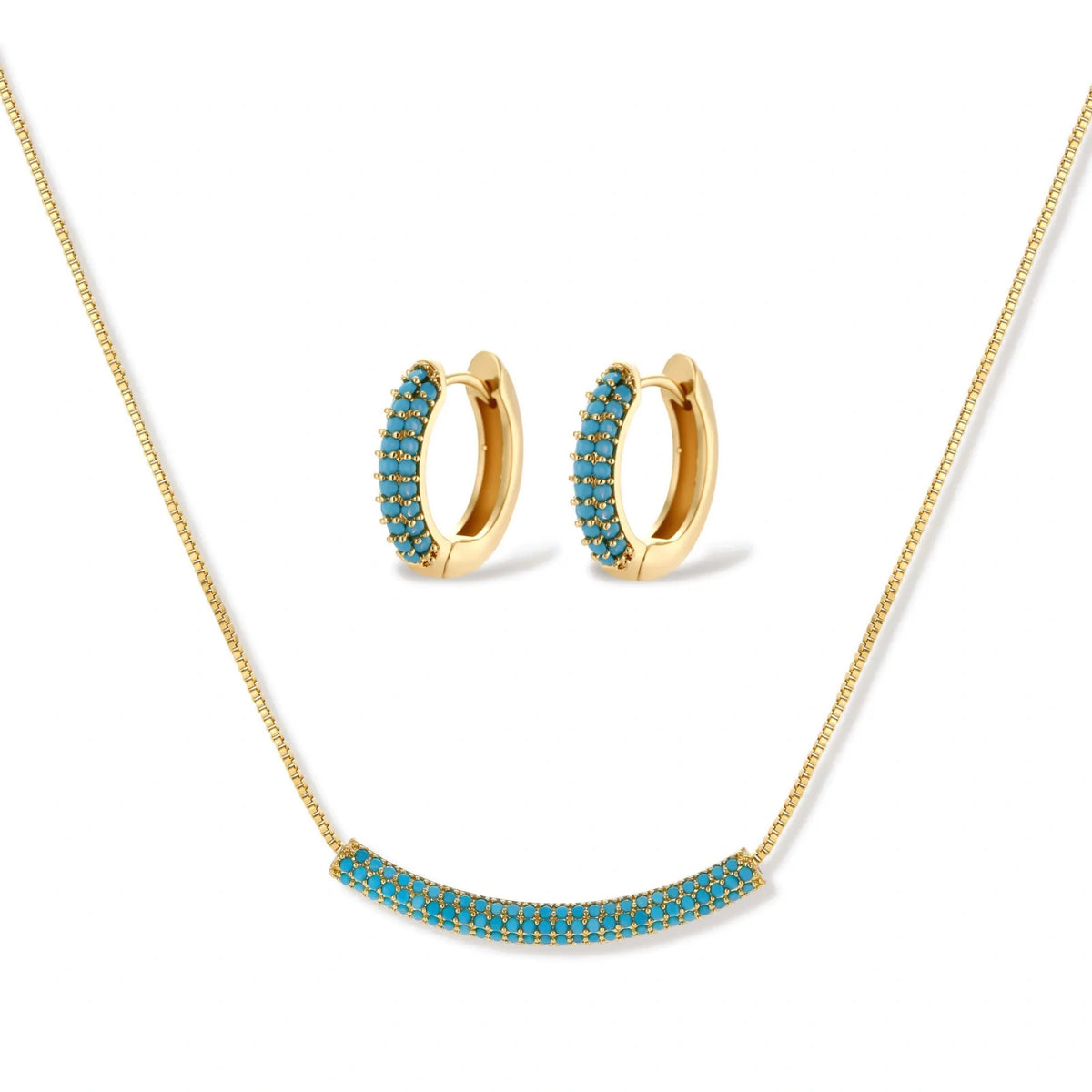 Azure Curve Jewelry Set