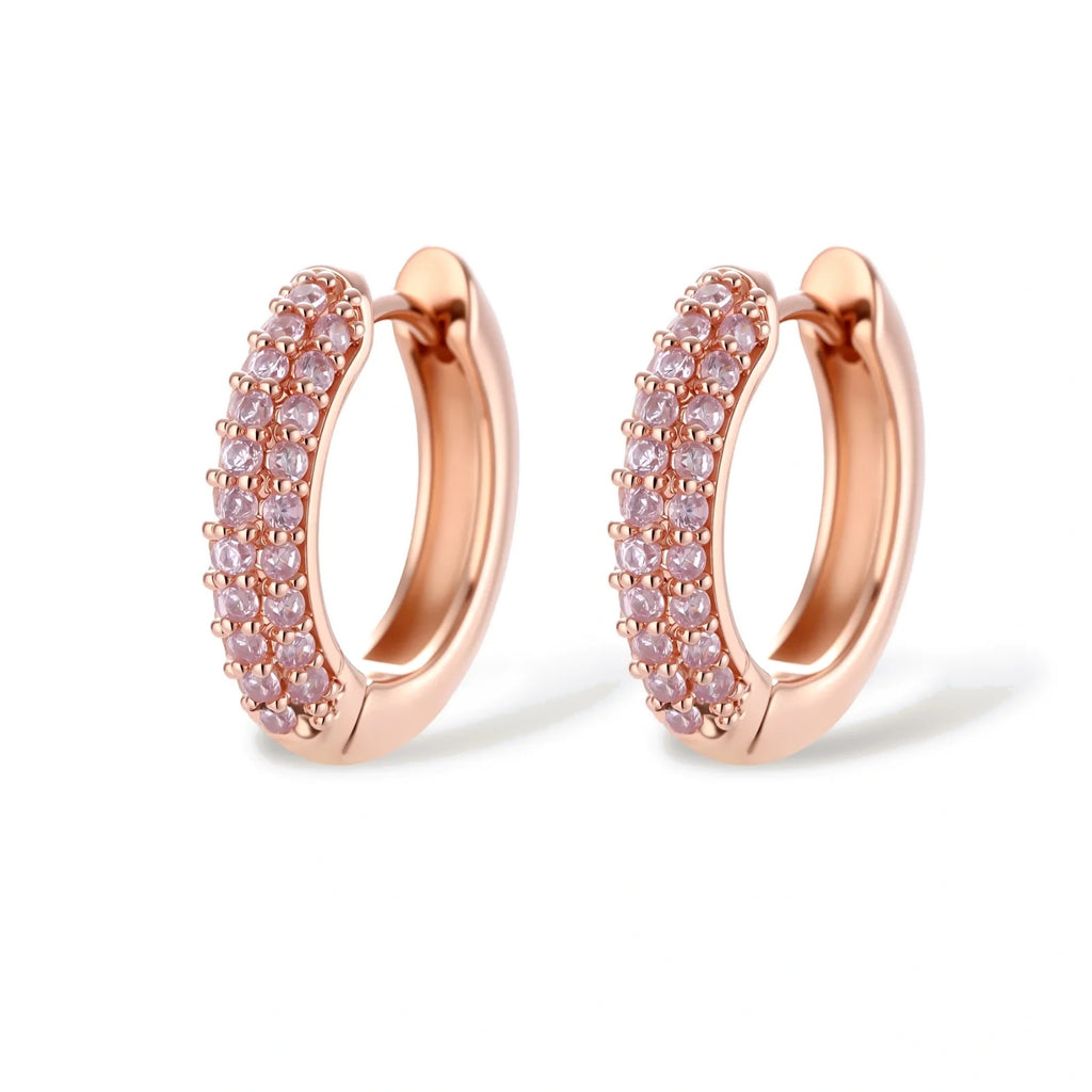 Conjunto de pavé rosa